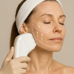 Woman having HI-FU to reduce wrinkles call LA LIPO Middlewich Now!