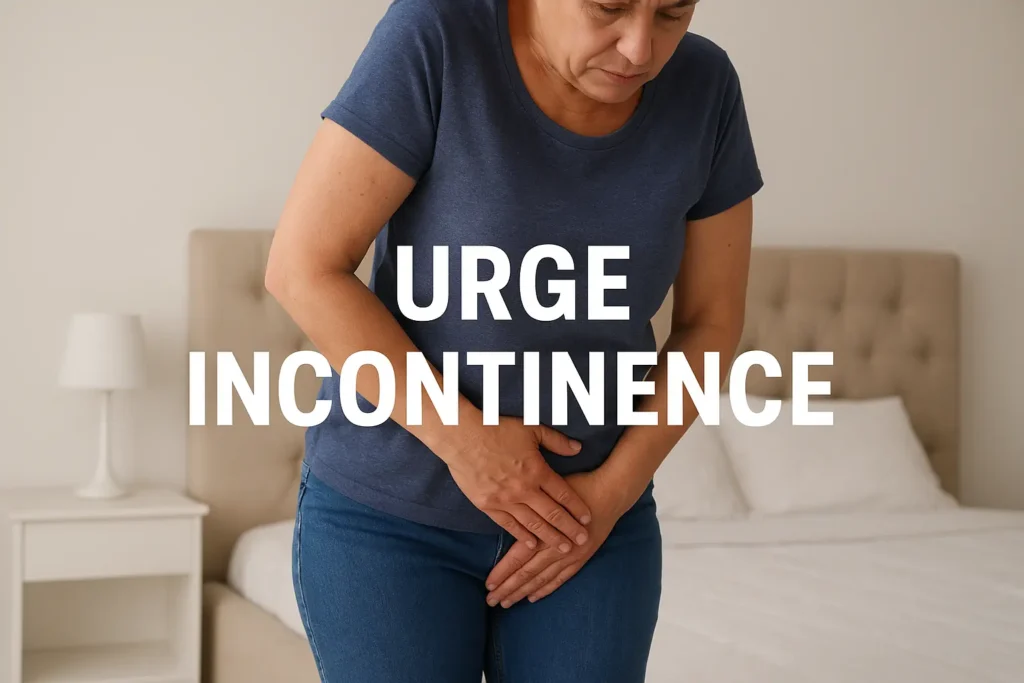 how to manage urge incontinence Middlewich symptoms