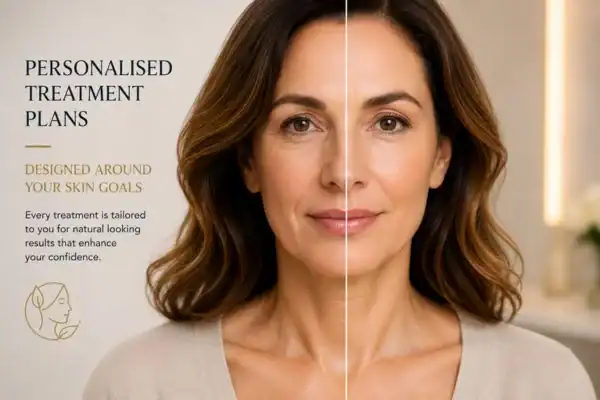 Before and after results of Collagen Lift Therapy Middlewich