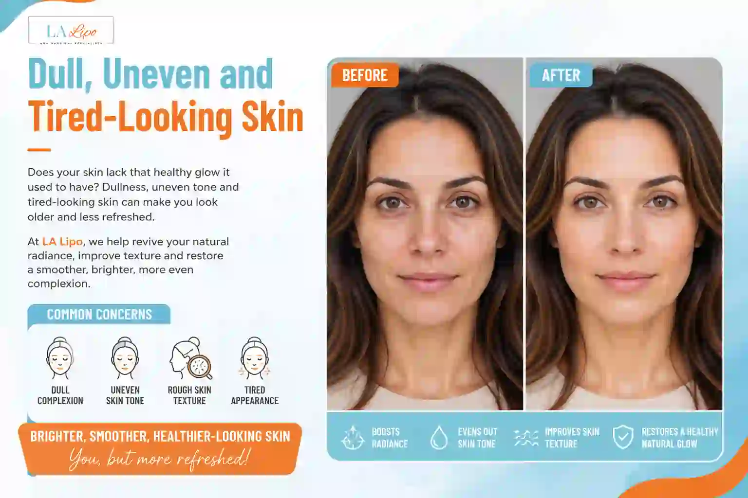 Sign #5: Dull, Uneven and Tired-Looking Skin Middlewich